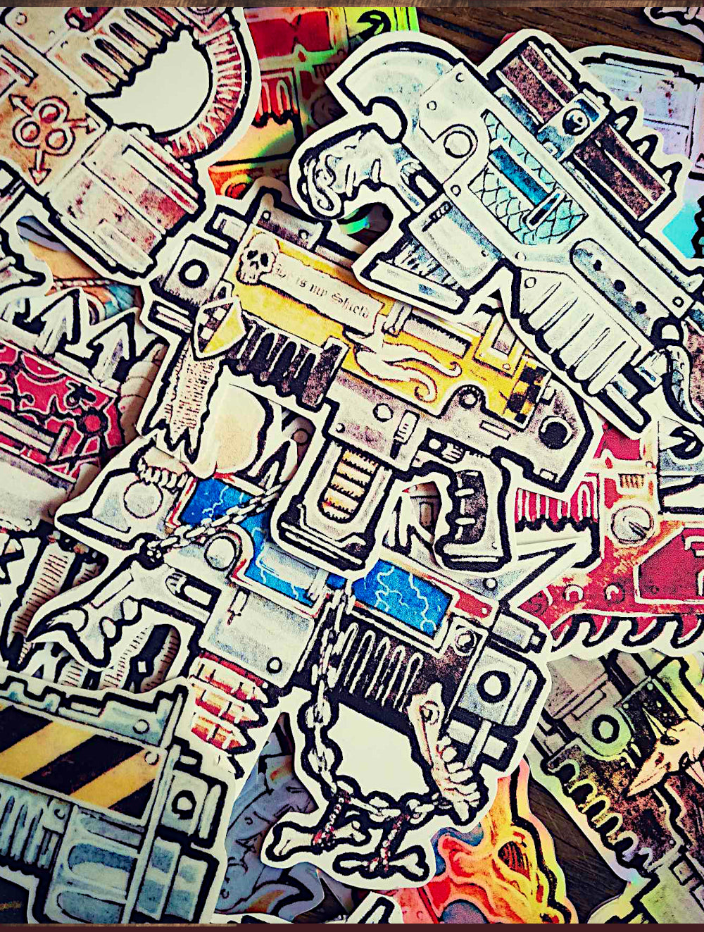 Astartes Bolter - warhammer 40000 handmade stickers