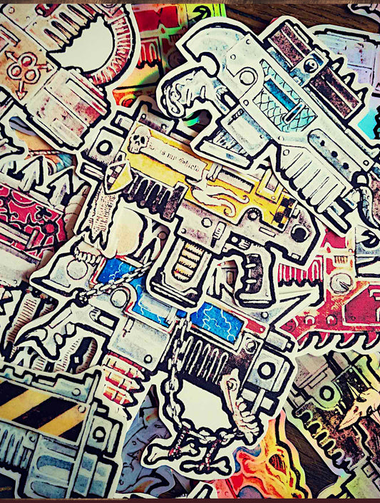 Astartes Bolter - warhammer 40000 handmade stickers